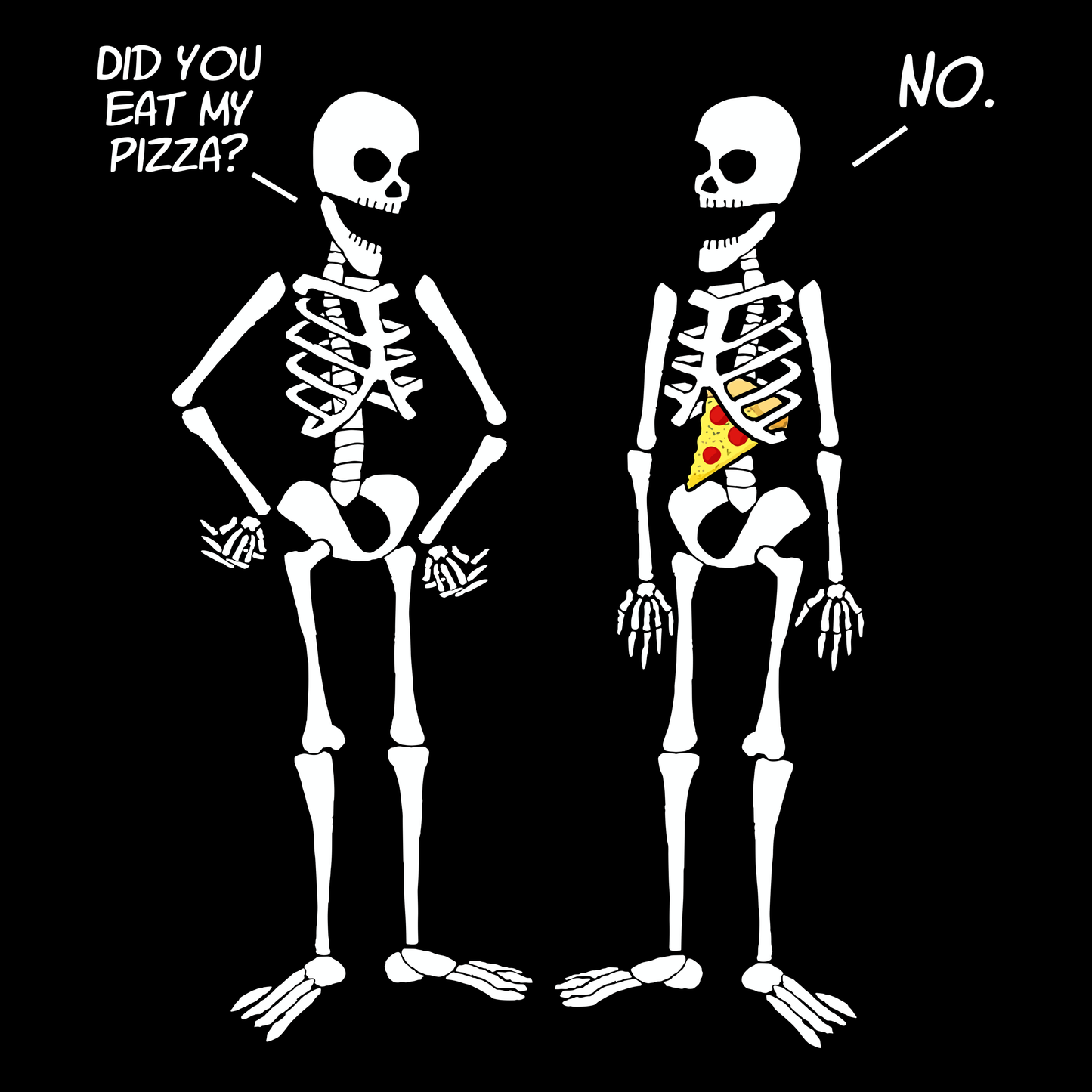 Skeleton Pizza